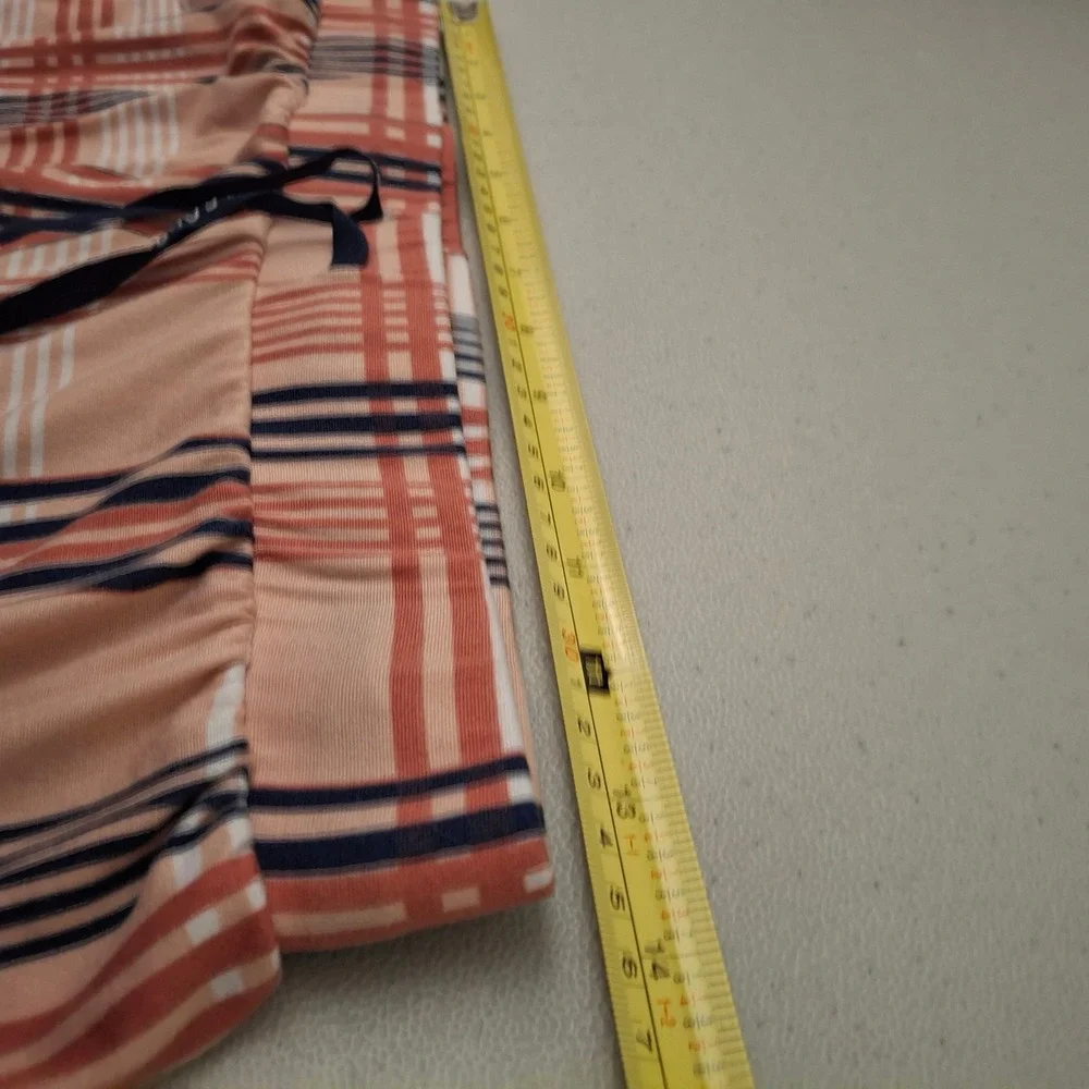 Life‎ Is Good Sleep Pajama Pants Women's Size S Pink Plaid Lounge Bottoms